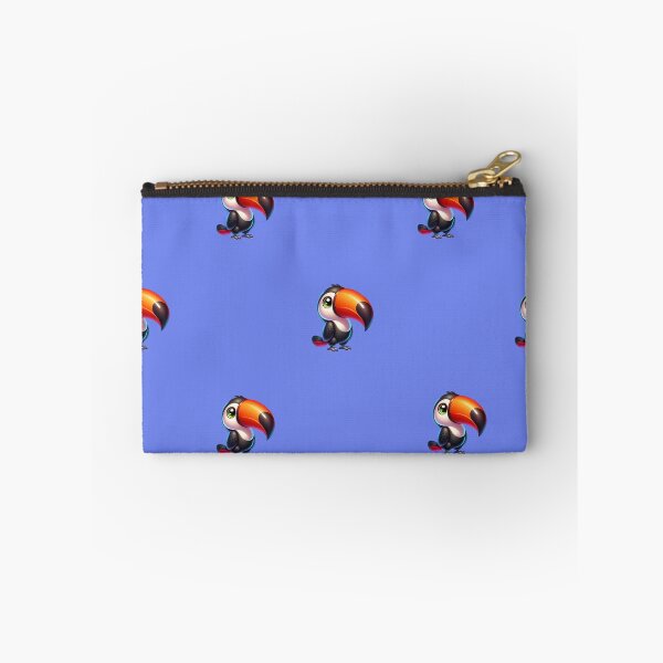 Item preview, Vibrant Toucan on Blue Background designed and sold by Ana C Falla.