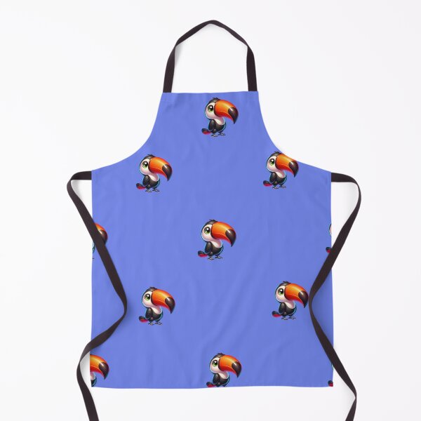 Item preview, Vibrant Toucan on Blue Background designed and sold by Ana C Falla.