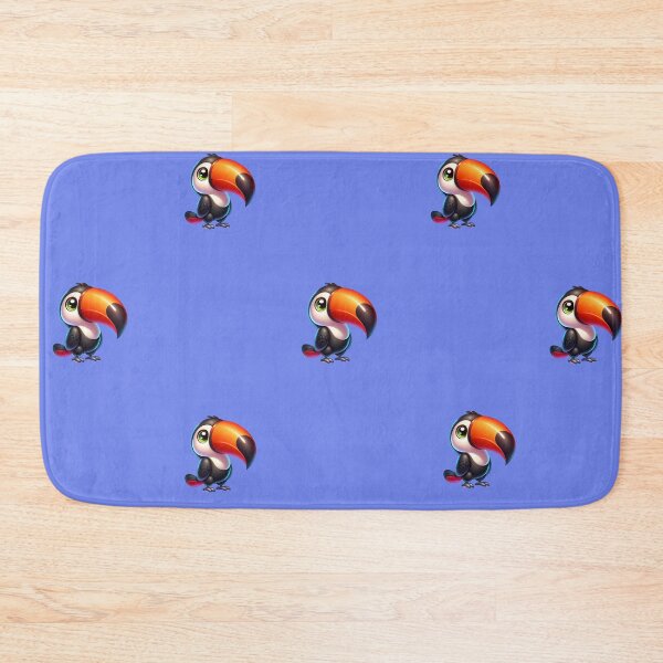 Item preview, Vibrant Toucan on Blue Background designed and sold by Ana C Falla.