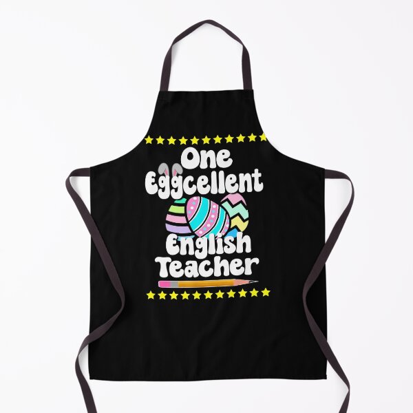 Item preview, One Eggcellent English Teacher Happy Easter Hoppy Egg Bunny Tutor Professor designed and sold by FlorenciaBliss.