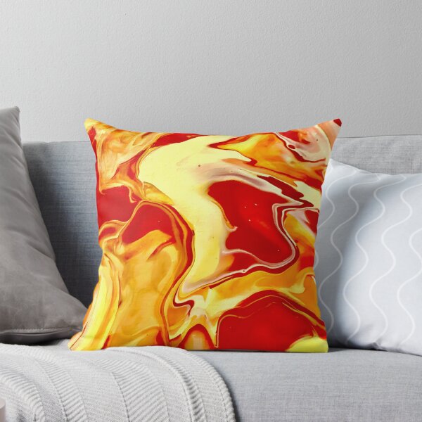 Artikelvorschau, Abstraktes Design mit rot-orange-gelber Farbe entworfen und verkauft von Aroeldesigns.