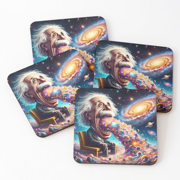 Item preview, Albert Einstein Vomits out the universe (Stoned Art Collection) designed and sold by Space Egg.