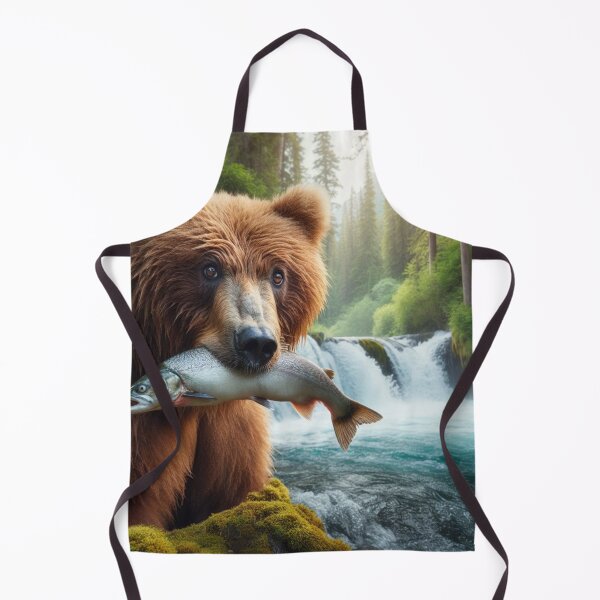 Item preview, Forest Guardian - Stalwart Bear in Wooded Realm designed and sold by ProgressMagnet.