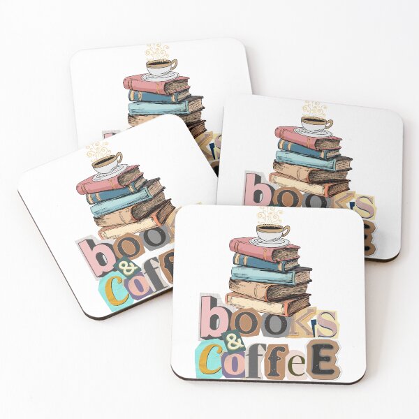 Item preview, Books and Coffee designed and sold by Thehatinthecat.