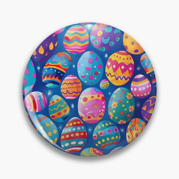 Item preview, Colorful Easter Eggs Hunt Patterns--Happy Easter designed and sold by RoyalStarsPatts.