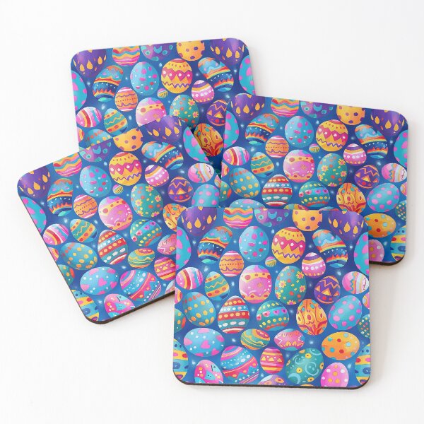 Item preview, Colorful Easter Eggs Hunt Patterns--Happy Easter designed and sold by RoyalStarsPatts.