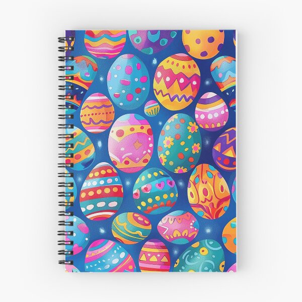 Item preview, Colorful Easter Eggs Hunt Patterns--Happy Easter designed and sold by RoyalStarsPatts.
