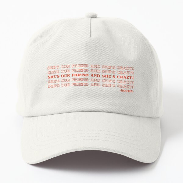Item preview, Stranger Things - Crazy Friend - Dustin's Endearing Remark - red designed and sold by Biddakate.