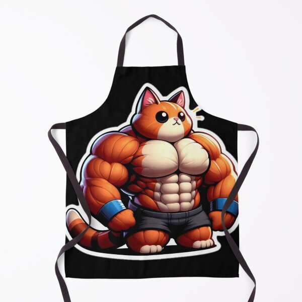 Item preview, Swole cat sticker designed and sold by MandyLS24.