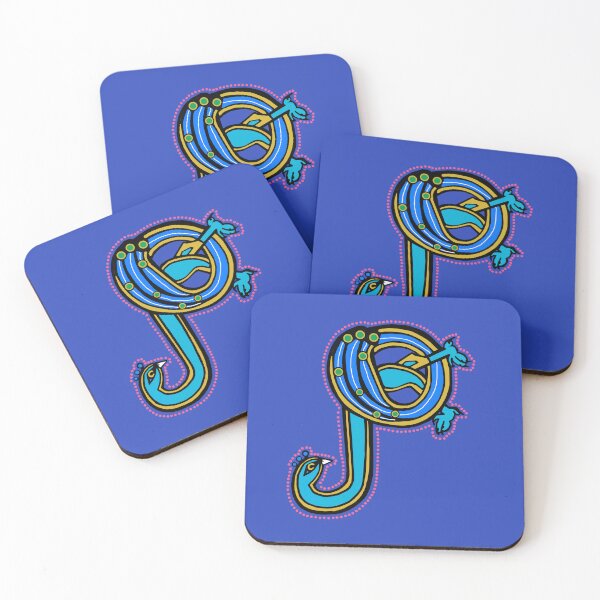 Item preview, P is for Peacock Medieval Letter  designed and sold by Donnahuntriss.