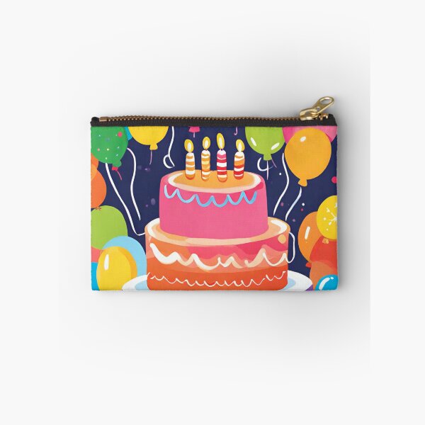 Item preview, Birthday theme, colorful, fun, cake, balloons, presents, candles (silvergoldvisionary) designed and sold by SGVisionary.