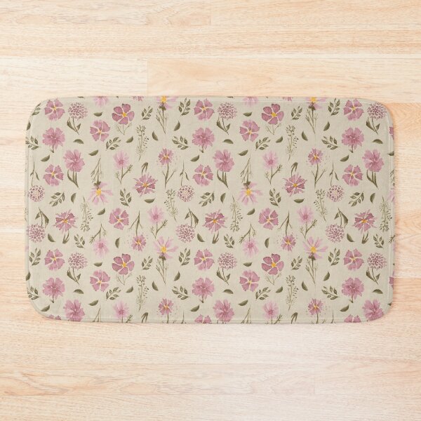 Item preview, Rosey Pink Floral Print designed and sold by Amaryllis-Art.