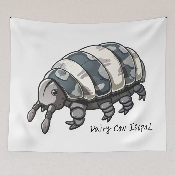 Item preview, Dairy Cow Isopod I designed and sold by KPArtzaaany.