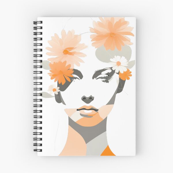 Item preview, Essence: Woman's Silhouette in Grey and Orange designed and sold by ZipperDragon88.
