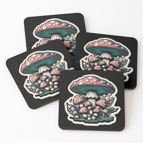 Item preview, mushroom mayhem sticker designed and sold by MandyLS24.