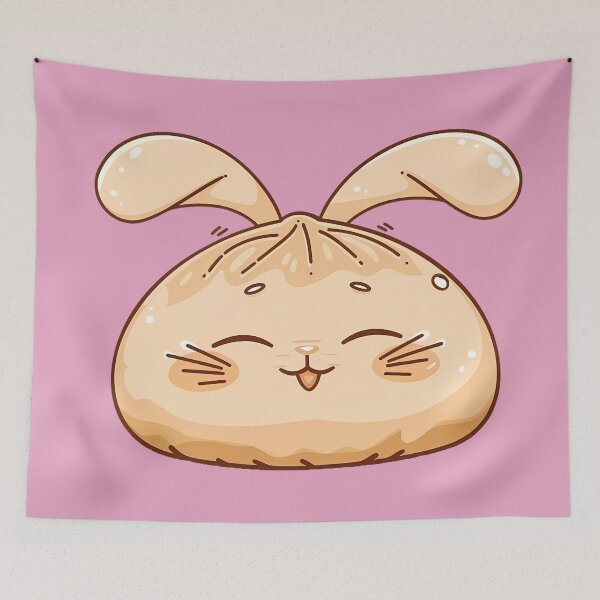 Item preview, Cute Bunny Dumpling designed and sold by LarkspurAndTea.