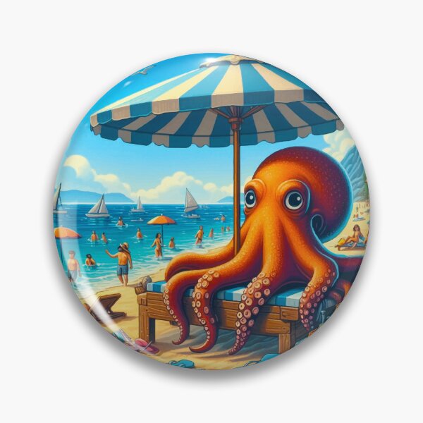 Item preview, Octopus beach haven designed and sold by OCNau.