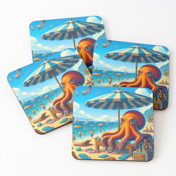 Item preview, Octopus beach haven designed and sold by OCNau.