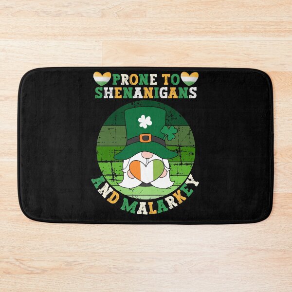 Item preview, Prone To Shenanigans And Malarkey - Funny Vintage St Patrick Day designed and sold by Raccoon's World.