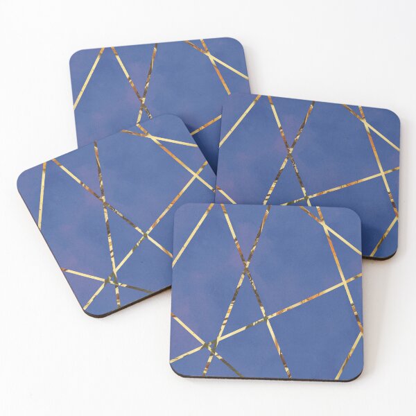 Item preview, Modern blue and gold deco designed and sold by caseycreates704.