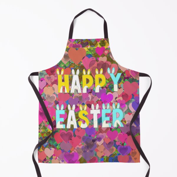 Item preview, Happy Easter with Colorful Hearts designed and sold by Victoria Rose.