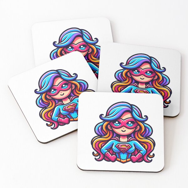 Item preview, Cute Superhero Woman designed and sold by PassionforLove.