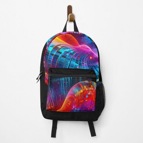 Item preview, 3D Checker Wave Pattern With Vibrant Colors designed and sold by Tamer ⭐⭐⭐⭐⭐.