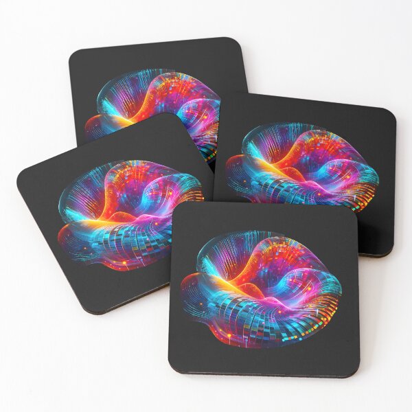 Item preview, 3D Checker Wave Pattern With Vibrant Colors designed and sold by Tamer ⭐⭐⭐⭐⭐.