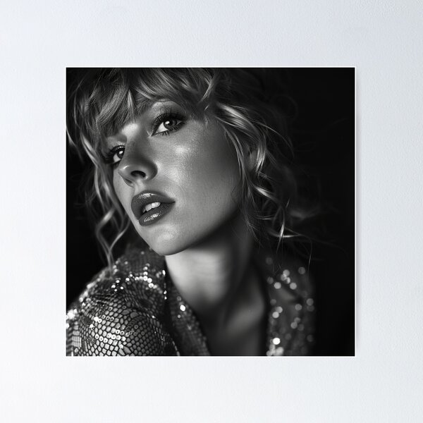 Item preview, Taylor Swift B&W designed and sold by DarklingAnubiss.