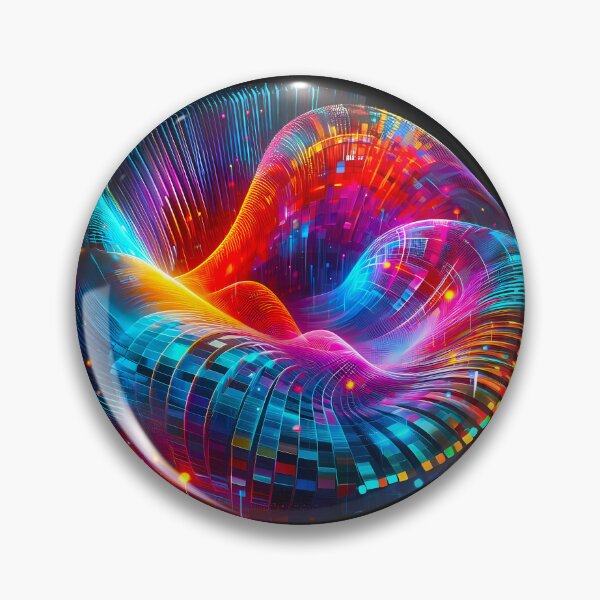 Item preview, 3D Checker Wave Pattern With Vibrant Colors designed and sold by Tamer ⭐⭐⭐⭐⭐.