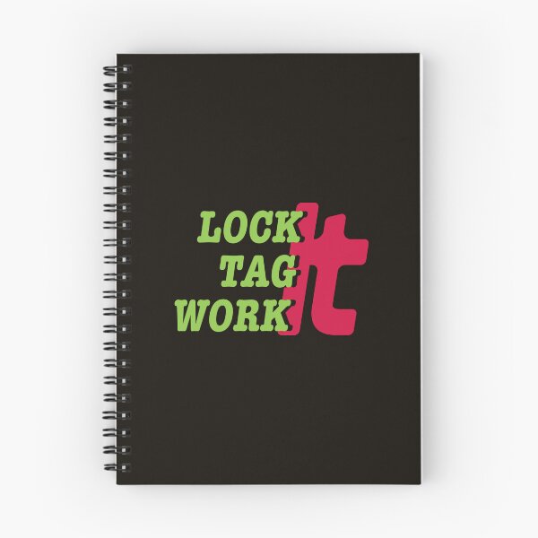 Item preview, Lock It Tag It Work It - Lockout Tagout - Construction - Safety First - For Electricians - For Pipefitters - For Builders designed and sold by TheTradesStore.