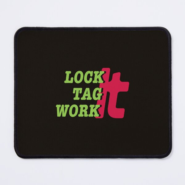Item preview, Lock It Tag It Work It - Lockout Tagout - Construction - Safety First - For Electricians - For Pipefitters - For Builders designed and sold by TheTradesStore.
