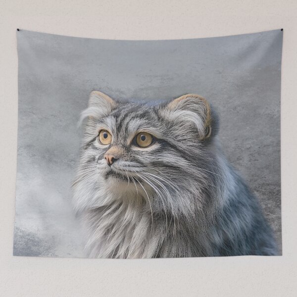 Item preview, Pallas Cat Portrait designed and sold by Elisabeth Lucas.