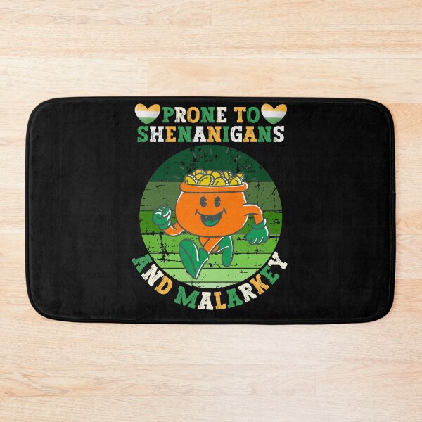 Item preview, Prone To Shenanigans And Malarkey - Funny Vintage St Patrick Day designed and sold by Raccoon's World.