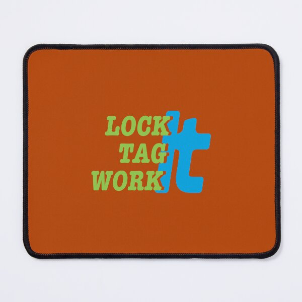 Item preview, Lock It Tag It Work It - Lockout Tagout - Construction - Safety First - For Electricians - For Pipefitters - For Builders designed and sold by TheTradesStore.