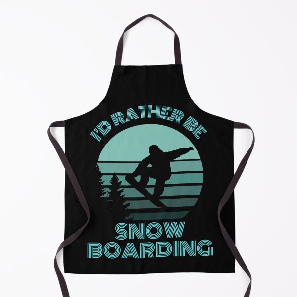 Item preview, I'd Rather Be SnowBoarding / SnowBoard Print designed and sold by Thehatinthecat.