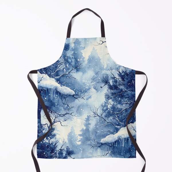 Item preview, Frozen Forest seamless pattern Winter's Embrace: A Frozen Forest Symphony designed and sold by Bankza.