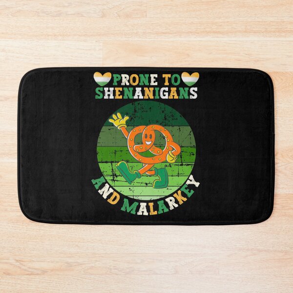 Item preview, Prone To Shenanigans And Malarkey - Funny Vintage St Patrick Day For Woman And Man designed and sold by Raccoon's World.