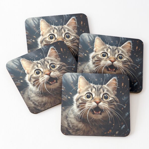 Item preview, Surprised Tabby Cat designed and sold by Elisabeth Lucas.