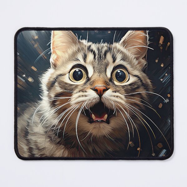 Item preview, Surprised Tabby Cat designed and sold by Elisabeth Lucas.