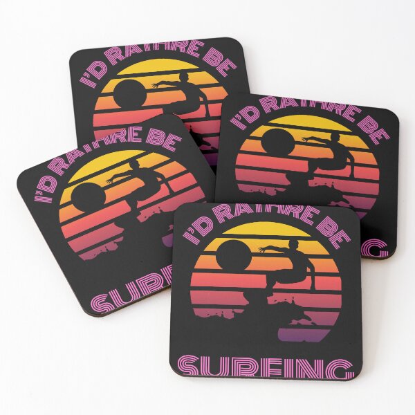 Item preview, Id Rather Be Surfing Print designed and sold by Thehatinthecat.