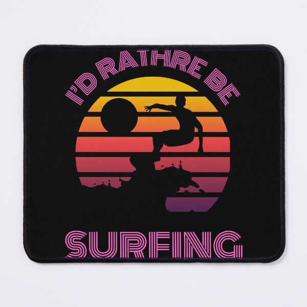 Item preview, Id Rather Be Surfing Print designed and sold by Thehatinthecat.