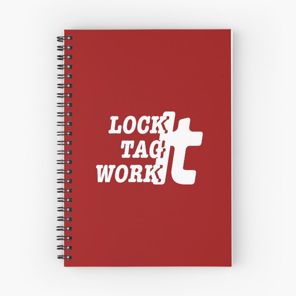 Item preview, Lock It Tag It Work It - Lockout Tagout - Construction - Safety First - For Electricians - For Pipefitters - For Builders designed and sold by TheTradesStore.