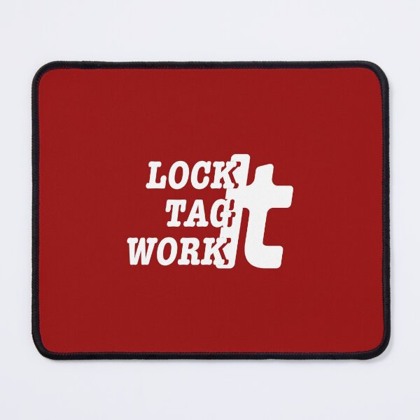 Item preview, Lock It Tag It Work It - Lockout Tagout - Construction - Safety First - For Electricians - For Pipefitters - For Builders designed and sold by TheTradesStore.