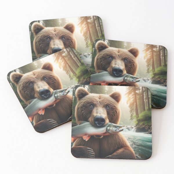 Item preview, Tranquil Bear Haven - Wilderness Embrace designed and sold by ProgressMagnet.