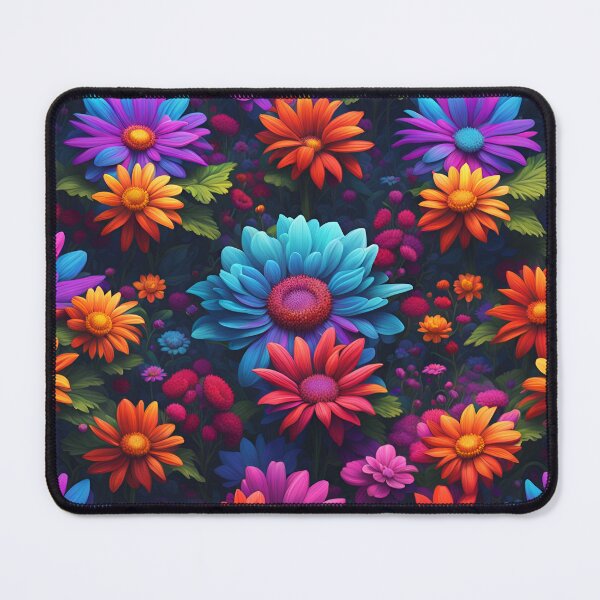 Item preview, psychedelic flowers wallpaper designed and sold by Kenosuke78.