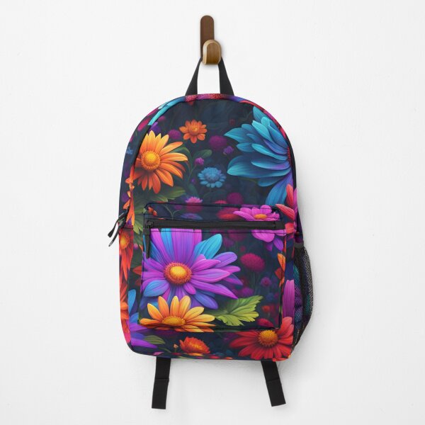 Item preview, psychedelic flowers wallpaper designed and sold by Kenosuke78.