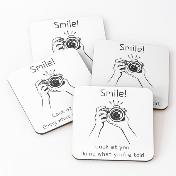 Item preview, Smile! (black text) designed and sold by SweetsAndSavary.