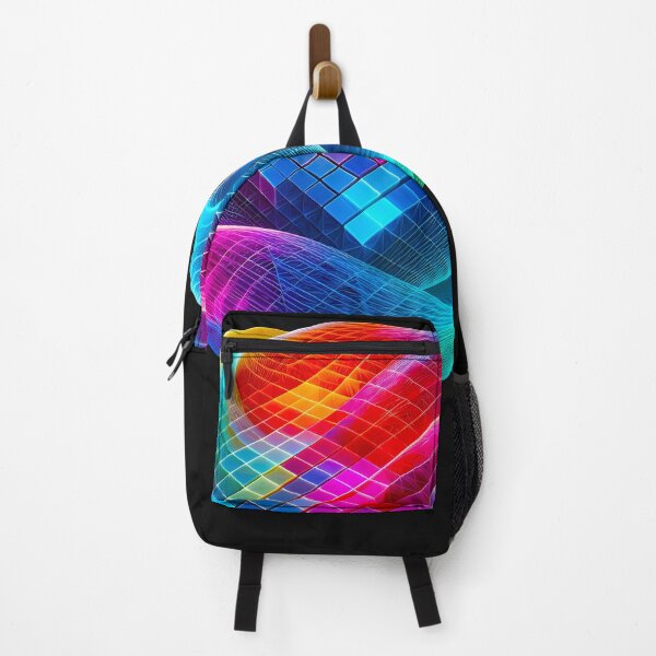 Item preview, 3D Checker Wave Pattern Ball With Vibrant Colors designed and sold by Tamer ⭐⭐⭐⭐⭐.