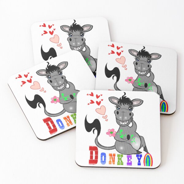 Item preview, Happy donkey  designed and sold by Shirley cute art .